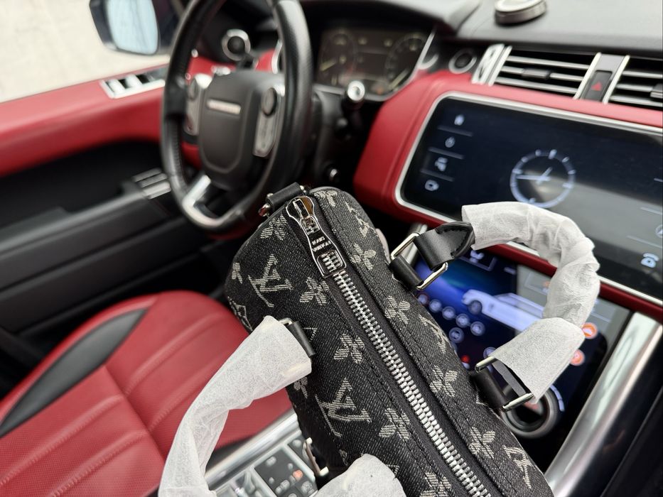 Louis Vuitton Speedy сумка мужская унисекс кожаная черная оригинал