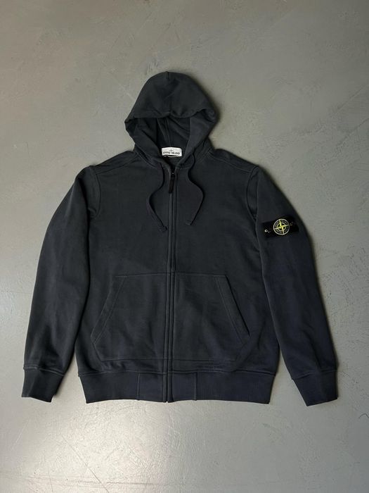 Фіолетовий Зіп худі Stone Island Худи Стон Айленд Фиолетовая кофта Стонік SI