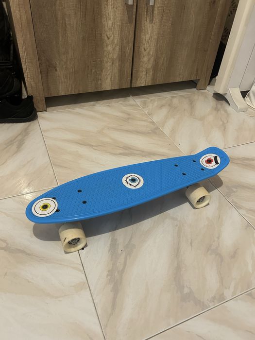 Skate criança azul