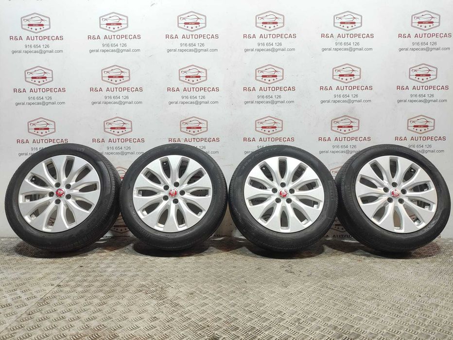 Conjunto Jantes R18 5 Twin Spoke R-Sport Jaguar XF Mk2 X260 de 2015 a 2024 Original