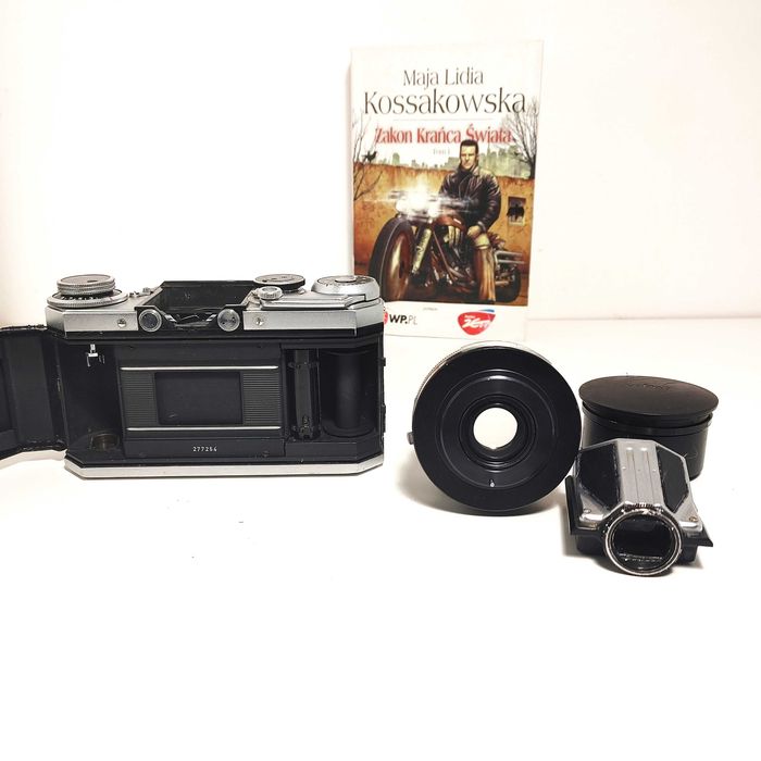 Analogowa Lustrzanka EDIXA mat Reflex mod D lens Zeiss Tessar 50mm 2,8