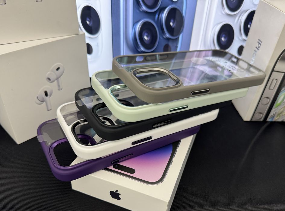 Чехол IPhone 15 Pro Max Blue, 15 Pro-11 Pro Max, Xr, не желтеет