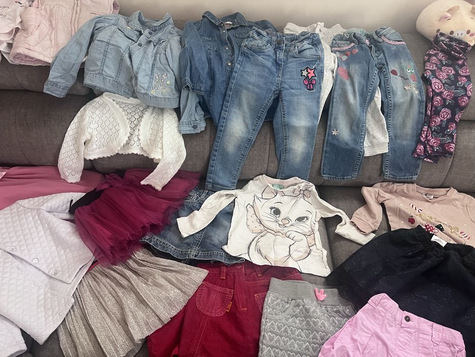 Paka ciuszkow dla dziewczynki 92 sukienki spodniczki  buty kurtki