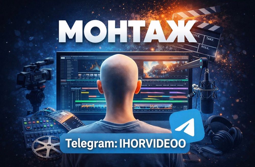 Професійний Монтаж відео для TikTok / Instagram