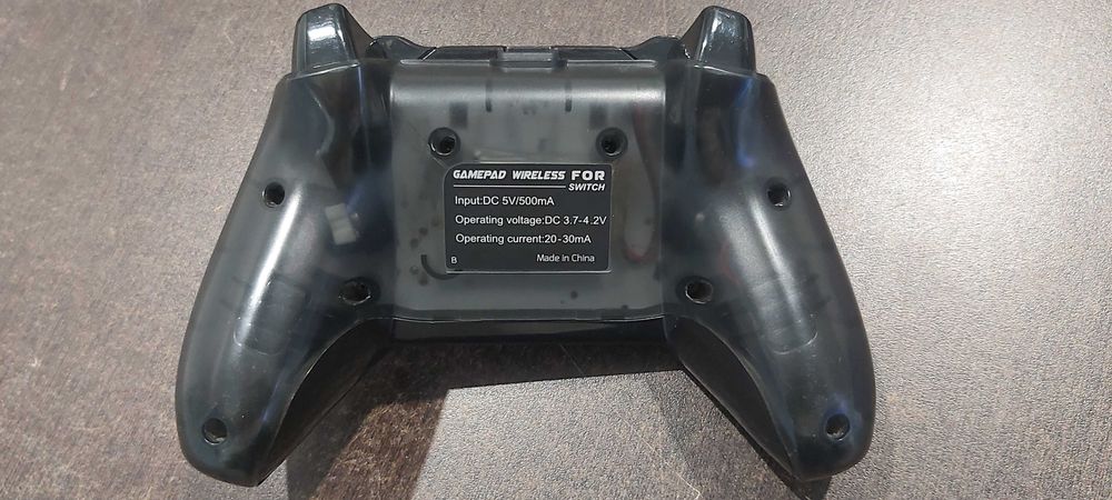 Comando Para Nintendo Switch Cinzento Transparente Wireless Sem Fios