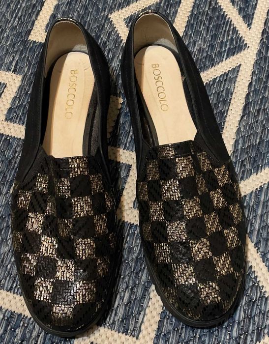 Mokasyny damskie BOSCCOLO - skóra naturalna.