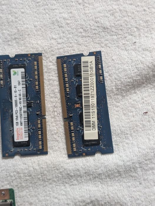 Запчасти lenovo b560 core ,i3 380m , 2gb ddr3,