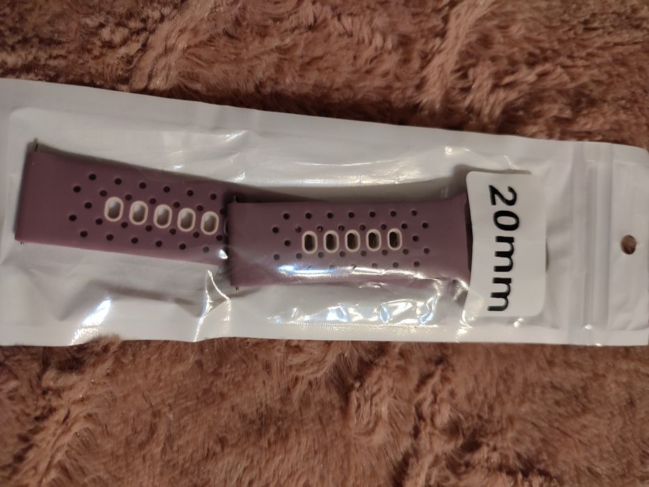 Pasek wymienny silikonowy do zegarka sportowego 20mm