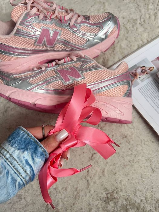 New Balance 740 Pink Silver Кросівки Нью Беланс Взуття Кроссовки Ретро