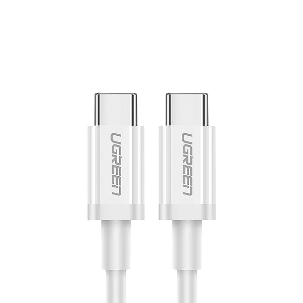 Kabel Ugreen US264, 60517 USB-C / USB-C PD QC AFC 0.5m - biały