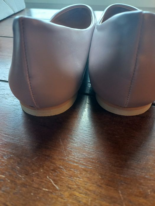 Liliowe botki r.40 nowe