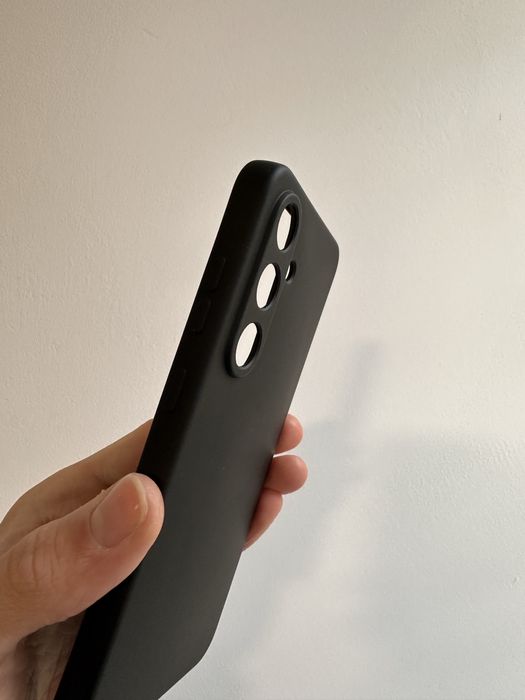 Etui plecki Silikon czarne do SAMSUNG GALAXY S25 FE