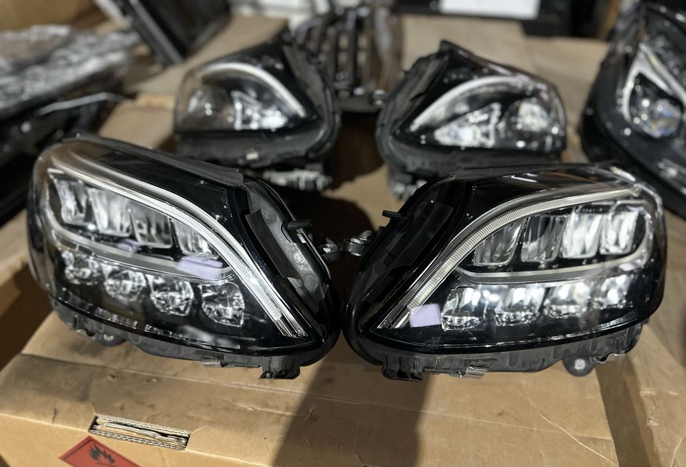 Фары оптика Мерседес C W205 multibeam led full led Оригинал