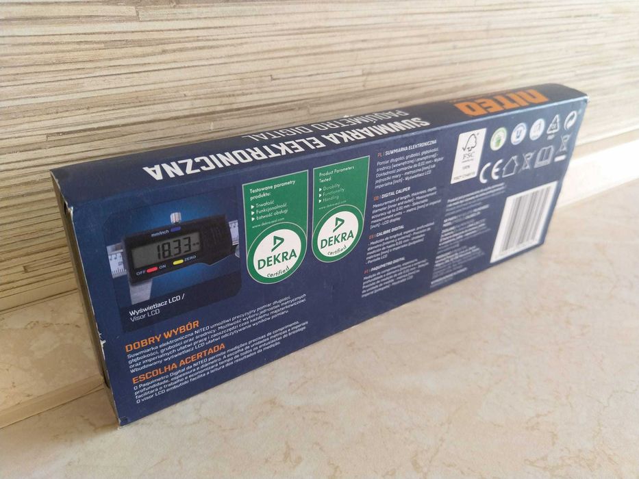 NAJTANIEJ Suwmiarka Elektroniczna Cyfrowa LCD 150mm Wysyłka