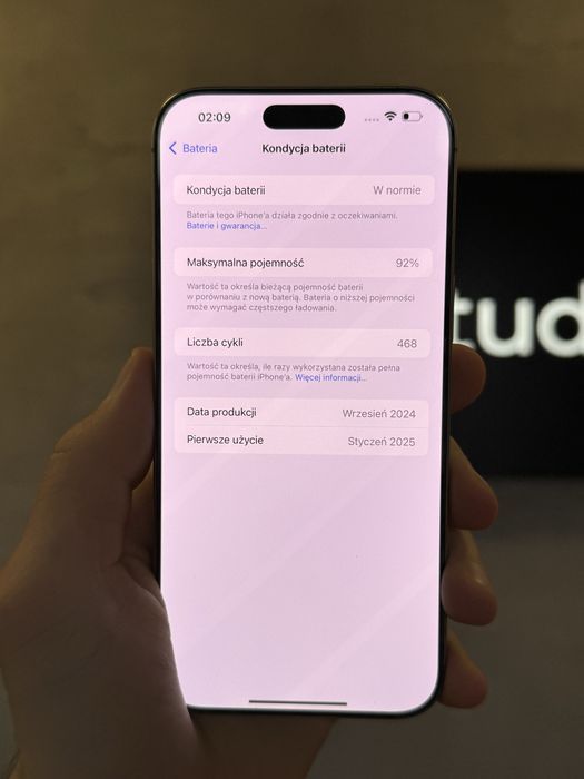 RATY 0% iPhone 16 Pro Max 256GB BATERIA 92% GWARANCJA 12 miesiecy!!!