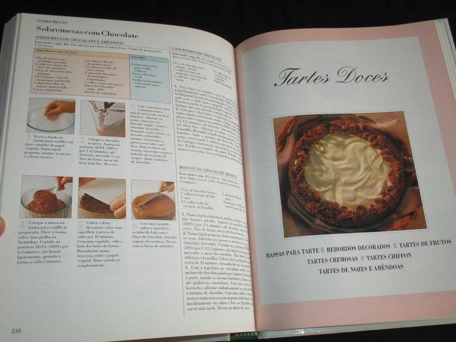 Livro Cozinhando com o Microondas Curso Prático Ilustrado