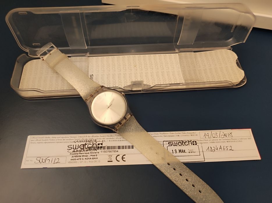 Relógio prateado - Swatch