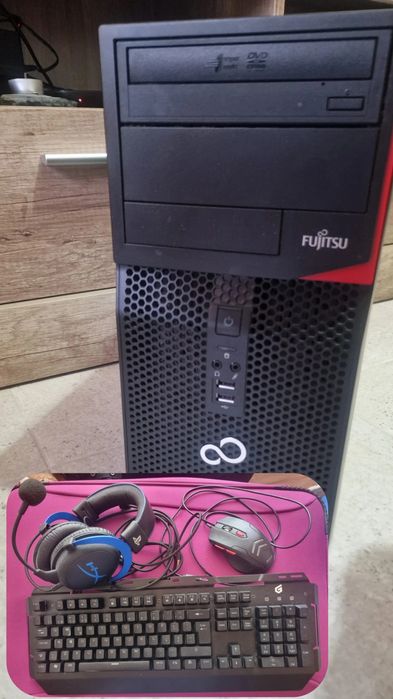 Conjunto - Computador + Rato + Teclado  + Auscultadores