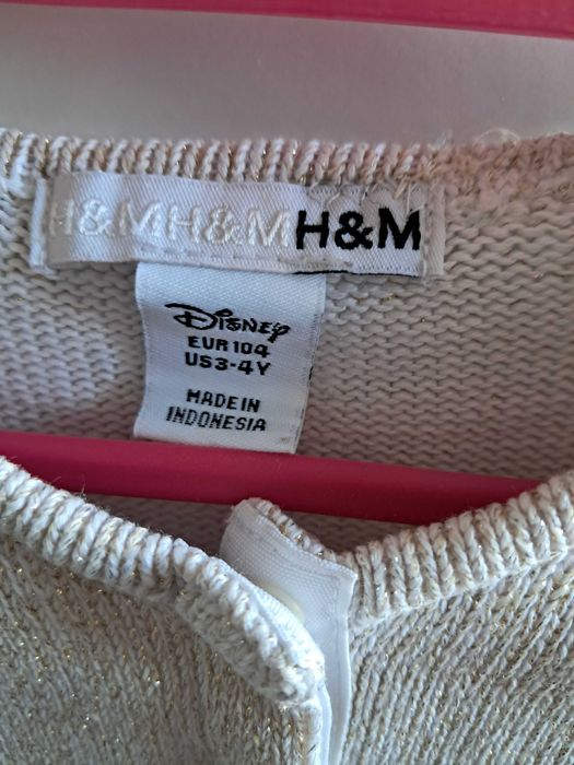 Sweter dla dziewczynki, H&M, rozmiar 104