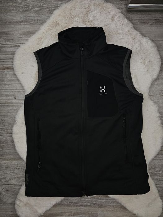 Bezrękawnik Kamizelka haglofs Rozmiar L Czarna Softshell kurtka haglofs polar