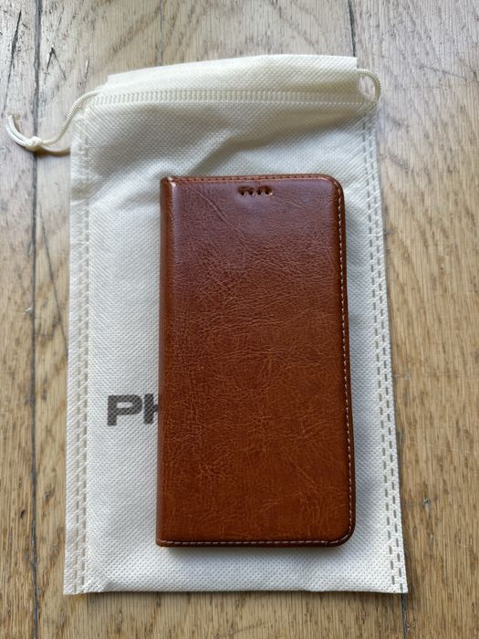 Capa em pele genuina para Galaxy A40