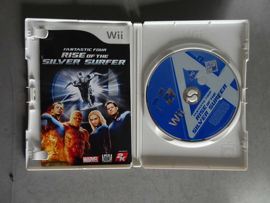 Jogo WII - Fantastic four rise of the silver surfer