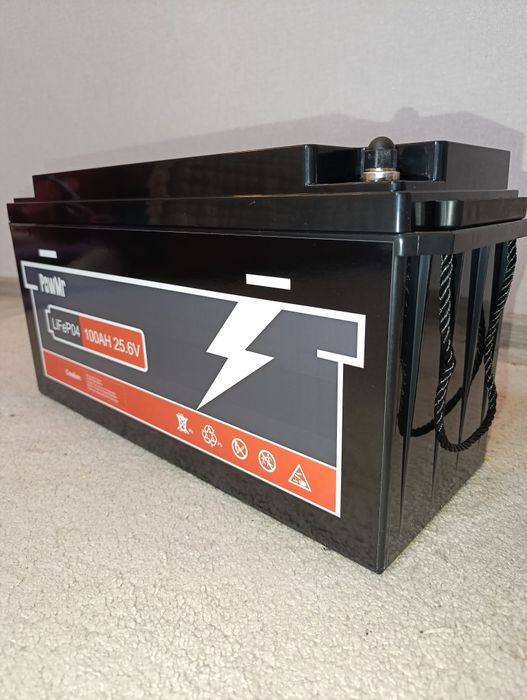 PowMr LiFePO4 25.6V 100Ah 2560Wh акумулятор