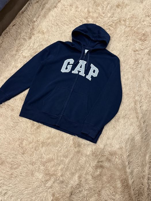 Кофта зипка зип худи gap big logo геп гэп биг лого оригинал xl