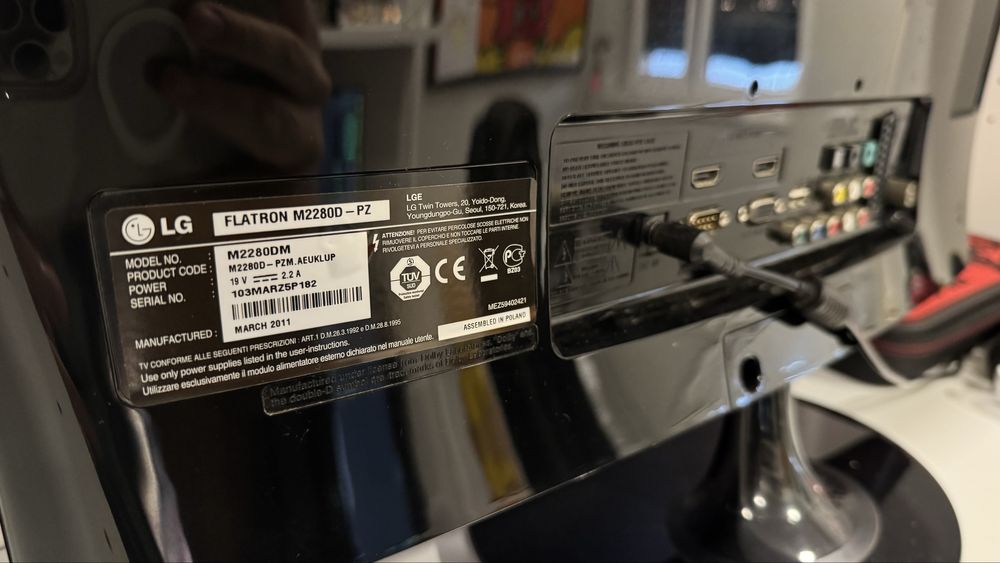 TV Led LG M2280D-PZ - monitor e TV