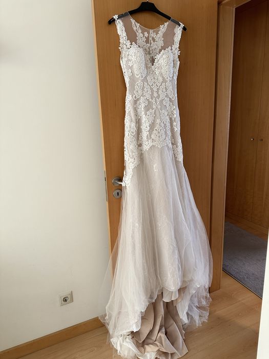 Vestido Noiva Casamento Sereia Renda Noiva