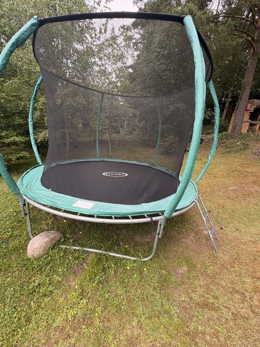 Trampolina fit-net 312cm 10Ft z drabinka i siatka