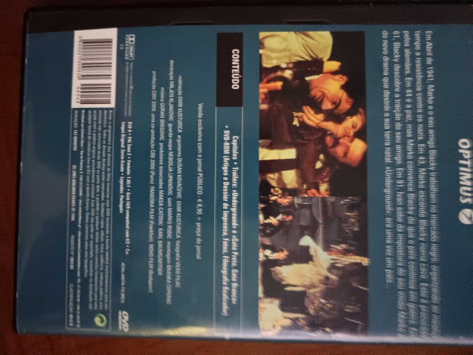 filme dvd original - underground