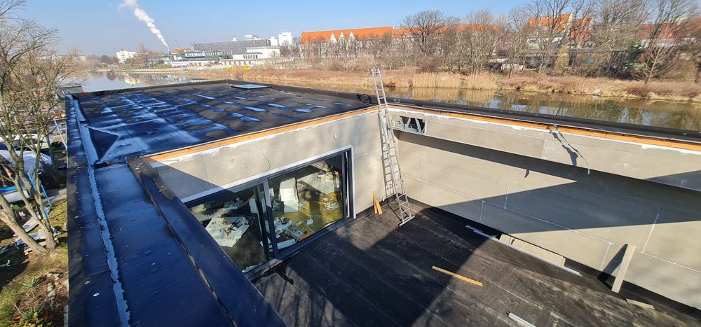 Dachy płaskie, obróbki blacharskie, tarasy tpo pvc epdm resitrix