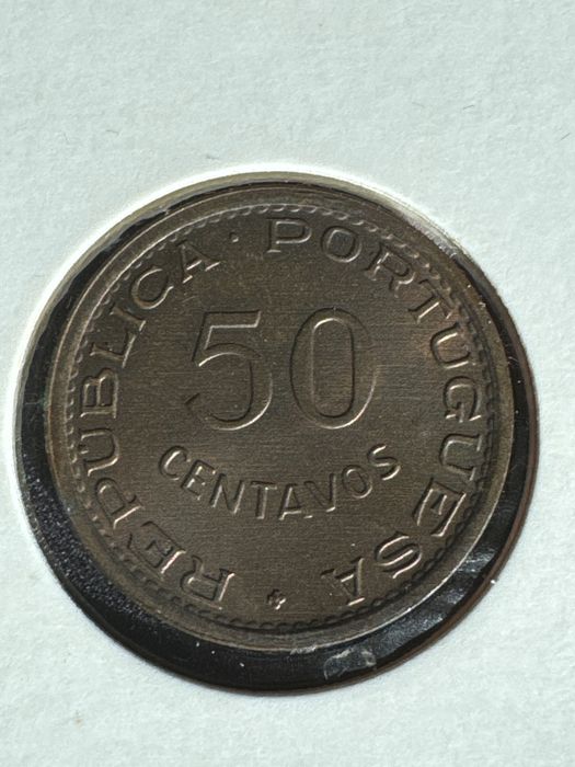 Moeda 50 cent 1973 FDC Moçambique