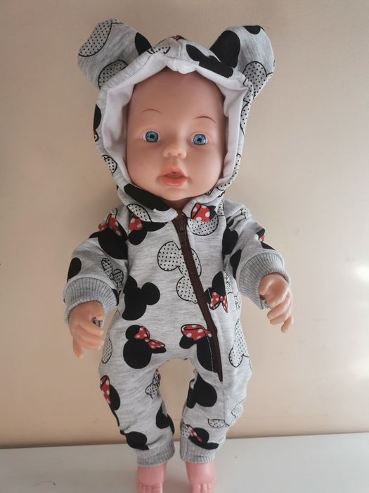 Ubranka dla lalek bobas 32-35cm kombinezon