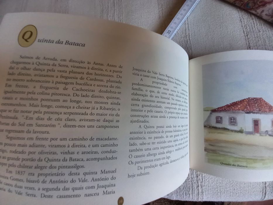 Livro sobre as Quintas de Arruda dos Vinhos