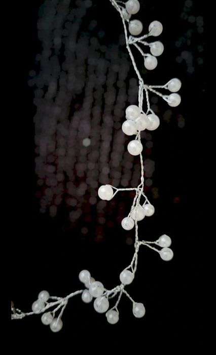 Gałązka ślubna ozdoba biżuteria ślubna włosy