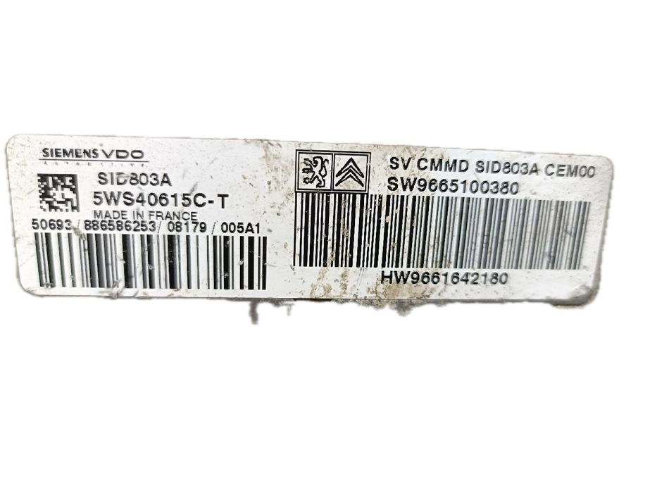 Centralina motor / ECU CITROËN Jumpy (U6U)