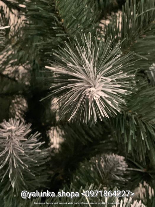 Ялинка штучна ПВХ КАРПАТСЬКА СНІЖНА# Ель, Елка, Ёлка искусственная.