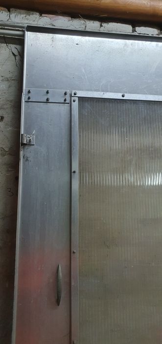 Wiatrołap 245 x 142 cm, daszek, drzwi, wrota