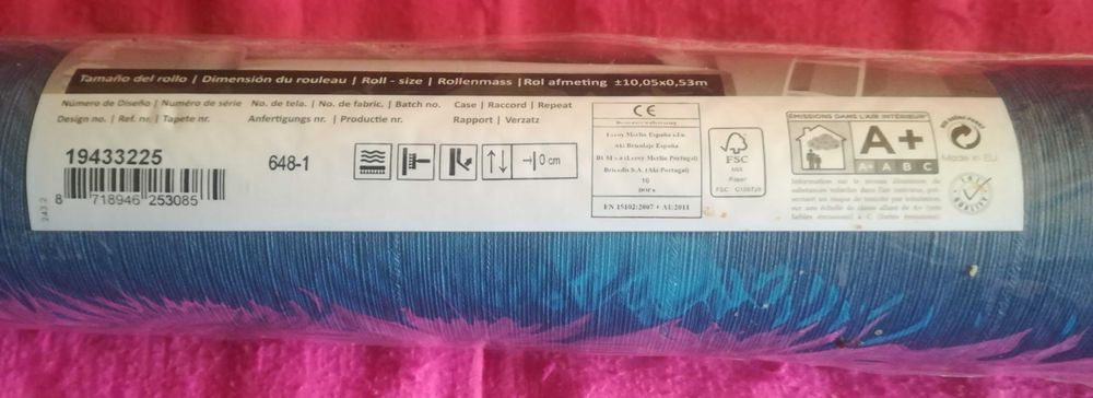 vendo papel de parede texturado