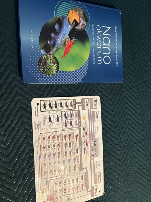 Ksiażka nano akwarium plus tablica krewetki