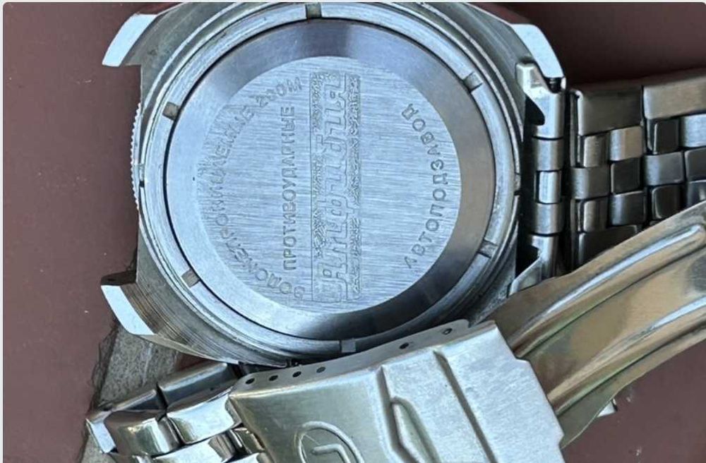 Вінтажний чоловічий годинник Амфібія автомат рідкісна модель