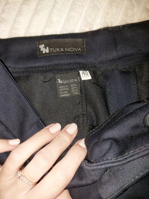 Женские синие брюки