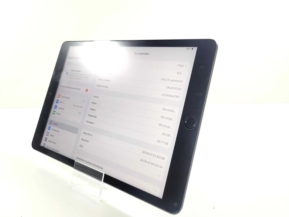 tablet apple ipad 10.2. 2021. 64 gb 9 th gen .a2602