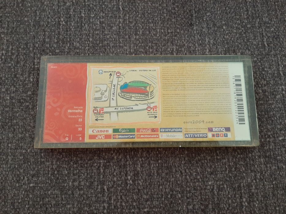 Bilhetes Euros e Mundiais