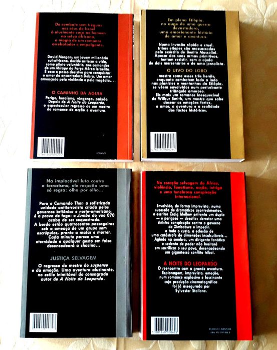 Wilbur Smith - Livros diversos - Ed. Difusão Cultural (1989/1991)
