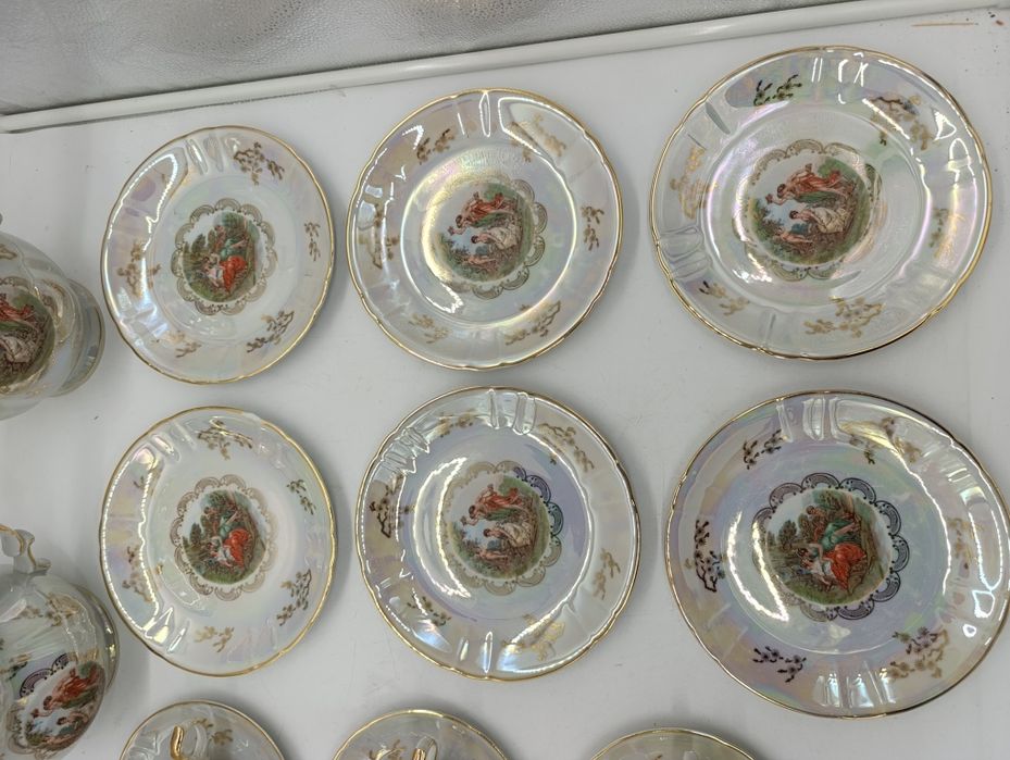 Винтажный фарфоровый чайный сервиз мадонна  Oscar  Schlegelmilc ГДР h