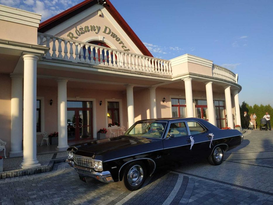 Impala Supernatural czarna klasyk do ślubu auto samochód ślub wesele Klimatyzacja