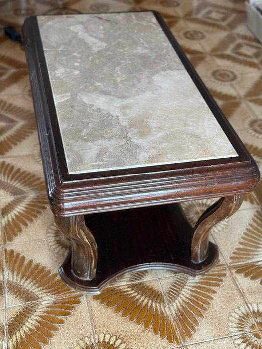 Conjunto mesa de centro e mesa de apoio